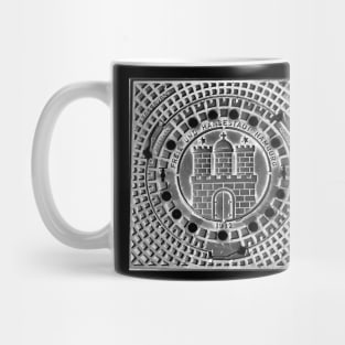 Hamburg Sewer Manhole Cover - Gullydeckel Mug
